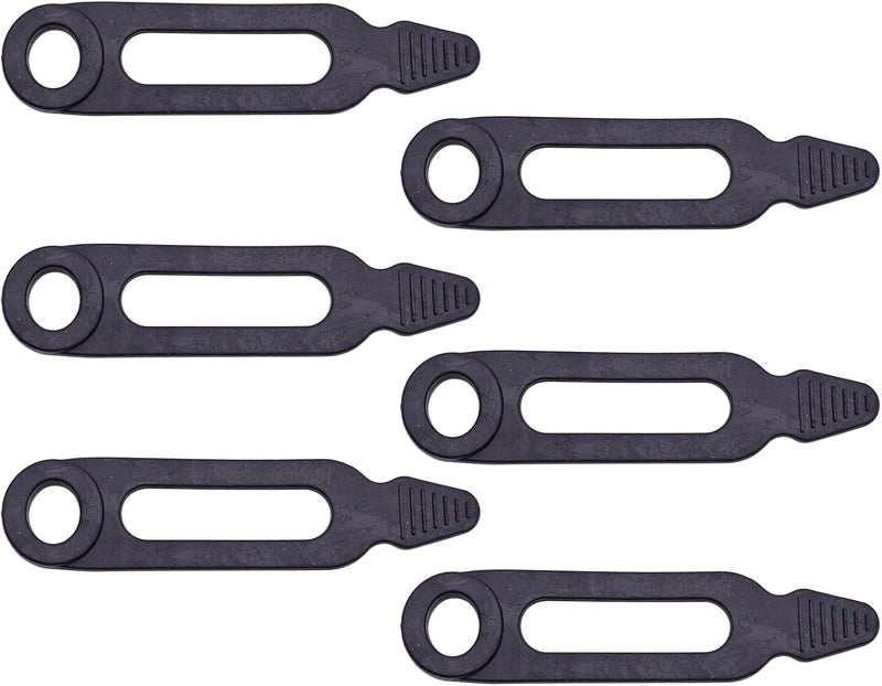 AIB2C ATV Gun Rack Rubber Snubbers,Gun Holder Track Rubber Snubber Straps for Gun Rack & Flex Grip Utility Holder, Series 6 Packs - Image 2